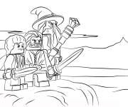 Coloriage Film Lego du Seigneur des Anneaux