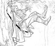 Coloriage Fin de Saroumane