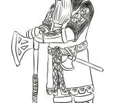 Coloriage Gimli du Seigneur des anneaux
