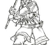 Coloriage Gnome du seigneur des anneaux