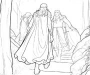 Coloriage Gondor appelle &agrave; l'aide