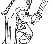 Coloriage L'ami de Frodo Baggins