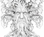 Coloriage L'Ancien gardien Sylvebarbe