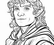 Coloriage Le hobbit Bilbo Baggins