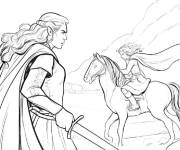 Coloriage Le triomphe d'&Eacute;owyn