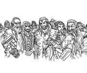 Coloriage Les h&eacute;ros du Seigneur des anneaux