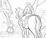 Coloriage Les Hobbits &agrave; Bree