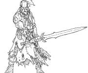 Coloriage Nain du Seigneur des anneaux