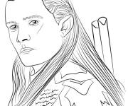 Coloriage Portrait du Legolas