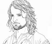 Coloriage Protagoniste d Seigneur des anneaux