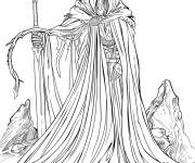 Coloriage Ringwraiths du Seigneur des Anneaux