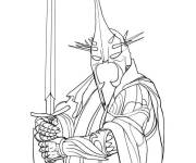 Coloriage et dessins gratuit Roi-Sorcier Sauron à imprimer