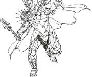 Coloriage Sauron le roi m&eacute;chant