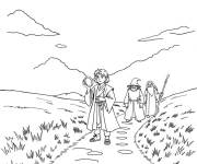 Coloriage Seigneur des Anneaux dessin anim&eacute;