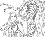 Coloriage Seigneur des Anneaux pour adulte