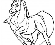 Coloriage Licorne &agrave; t&eacute;l&eacute;charger