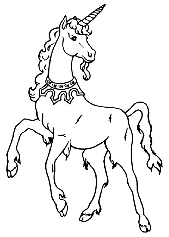 Coloriage Licorne En Couleur Dessin Gratuit à Imprimer