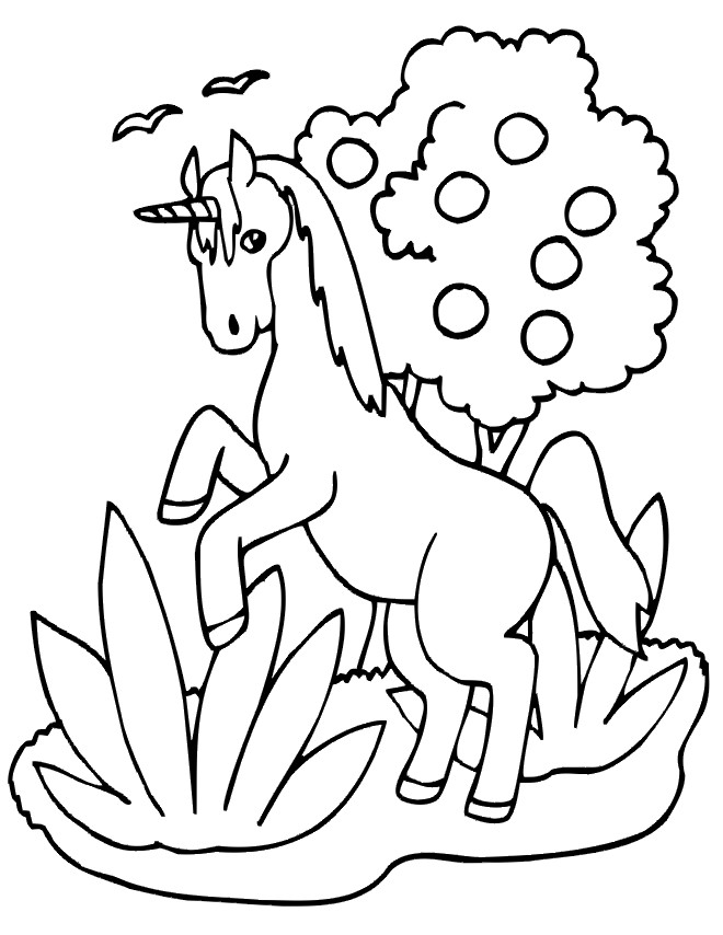 Coloriage En Ligne De Licorne