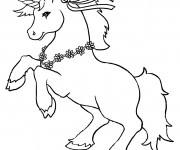 Coloriage Licorne mignonne