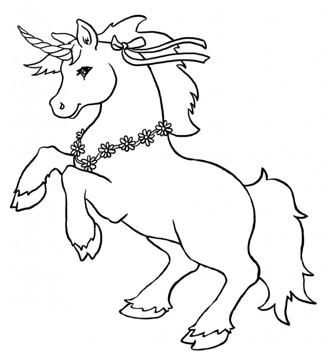 Coloriage Licorne gratuit à imprimer liste 20 à 40