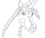 Coloriage Motifs licornes