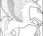 Coloriage Tableau Licorne