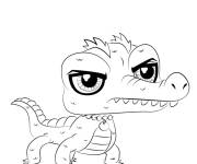 Coloriage Animal Crocodile de Petshop