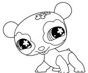 Coloriage Animal de l&rsquo;animalerie Littlest Petshop