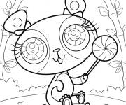 Coloriage Animal Penny Ling de LPS