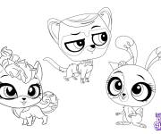 Coloriage Animaux du Littlest Pet Shop maternelle