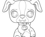 Coloriage et dessins gratuit Beau chiot de Littlest Petshop à imprimer