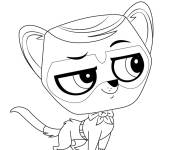 Coloriage Captain Cuddles de Littlest Pet Shop