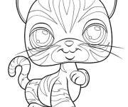 Coloriage et dessins gratuit Chat Littlest Petshop ps à imprimer