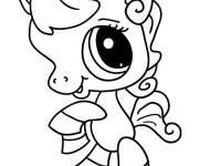 Coloriage Cheval de Petshop