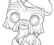 Coloriage et dessins gratuit Chien sage de Littlest Petshop à imprimer