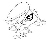 Coloriage Chien Zoe de Litllest Petshop