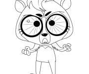 Coloriage Dolores nerveux de Littlest Petshop