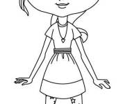 Coloriage Fille Blythe de Petshop