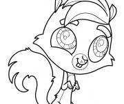 Coloriage Frissons simple de Littlest Pet Shop