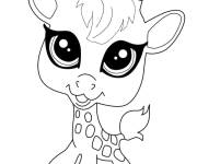 Coloriage Girafe de Littlest Pet Shop
