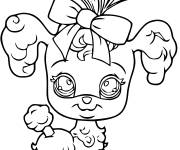 Coloriage Joli chien de Pet shop
