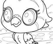 Coloriage L'oiseau Edie Von de dessin Littlest Petshop