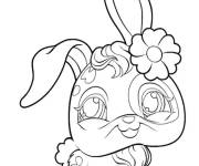 Coloriage Lapin kawaii de Littlest Petshop