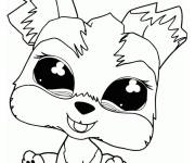 Coloriage Littlest Pet shop pr&eacute;scolaire
