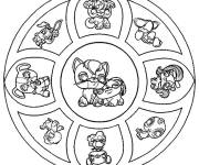 Coloriage Mandala Littlest Petshop