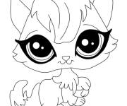Coloriage Minou de Pet Shop