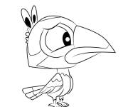 Coloriage Oiseau jouet des animaux de Littlest Petshop