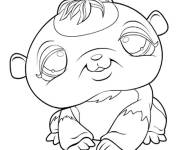 Coloriage Ours mignon de Littlest Petshop