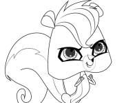 Coloriage Pepper Clark de Petshop