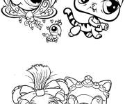 Coloriage Personnages adorable de Pet shop
